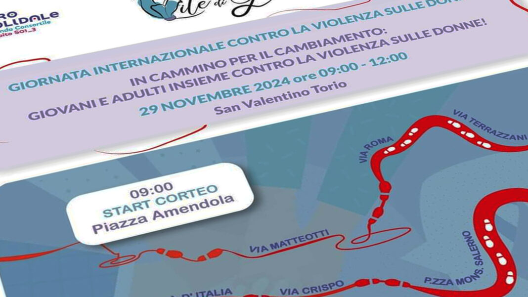 San Valentino Torio in cammino contro la violenza sulle donne - Sestante.tv