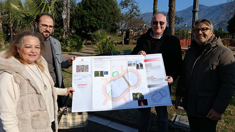 San Valentino Torio, restyling della villa comunale entro maggio _ sestante.tv
