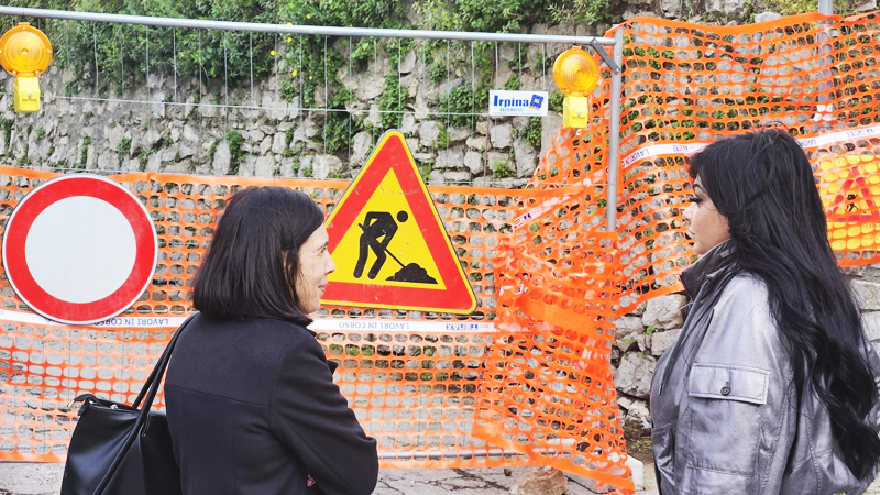 Via Cuparelle, via ai lavori tra Gragnano, Lettere e Sant’Antonio Abate _ sestante.tv