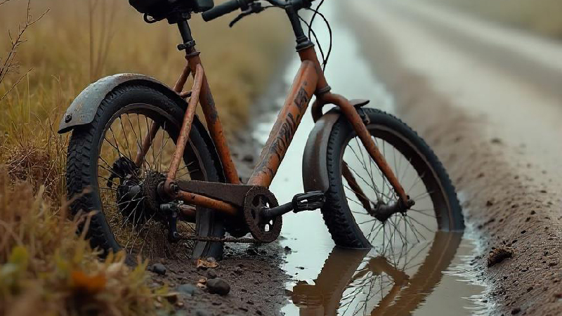 Bici incidente. Concettuale _ sestante.tv