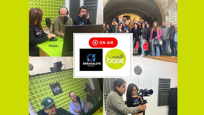 Pomigliano D'Arco. Il Liceo Serao in diretta da Radio Base _ Sestante.tv