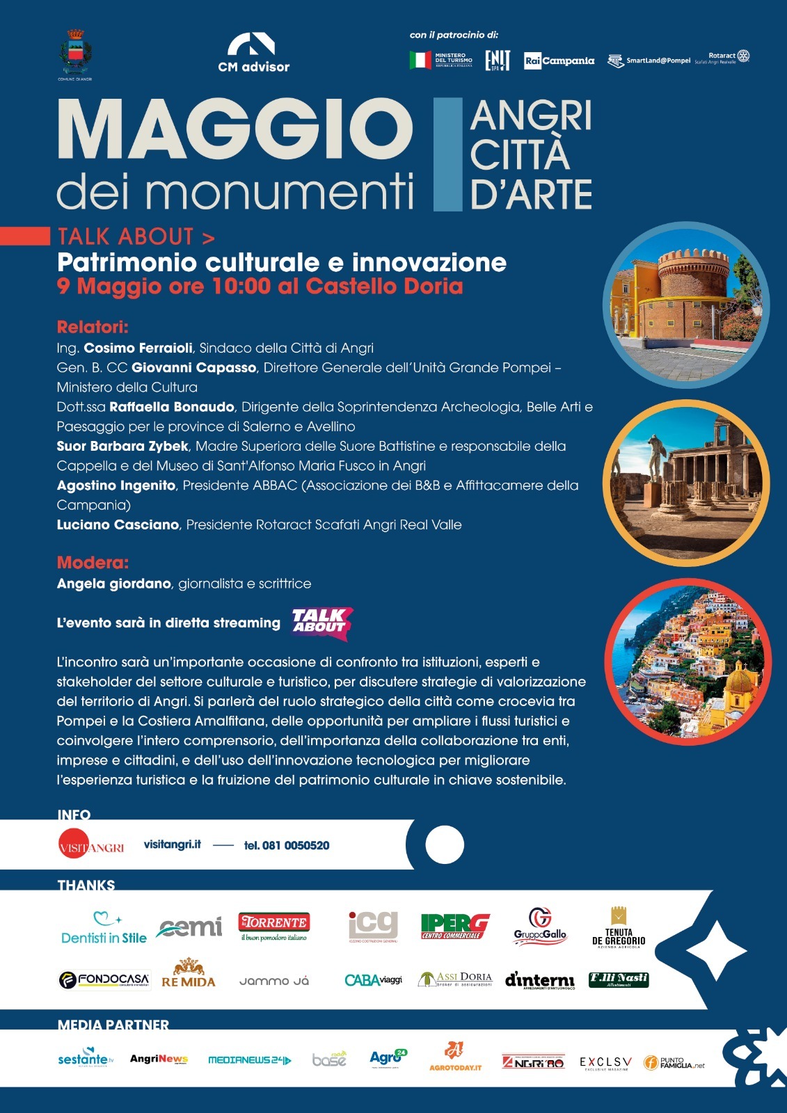 Angri. TALK ABOUT > Patrimonio culturale e innovazione - Sestante.tv