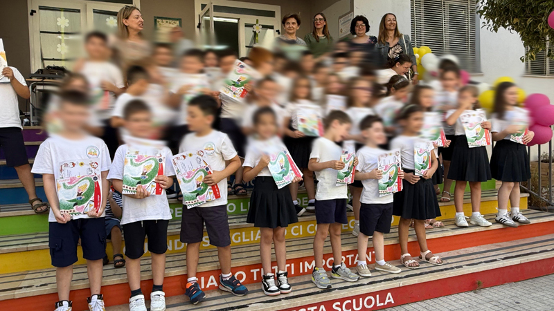 Angri, premio Bimed 2025 alla classe 1C del Circolo Fusco