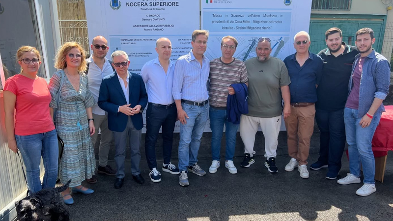 Nocera Superiore. Mandrizzo, partiti i lavori per la sicurezza idraulica _ sestante.tv
