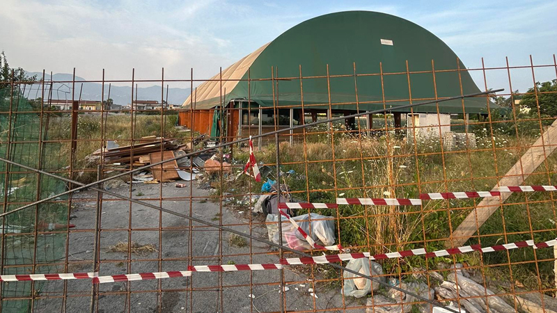 Scafati. Tensostruttura di via Ticino, Carotenuto denuncia _ sestante.tv