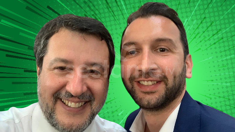 Matteo Salvini e Giuseppe Del Sorbo