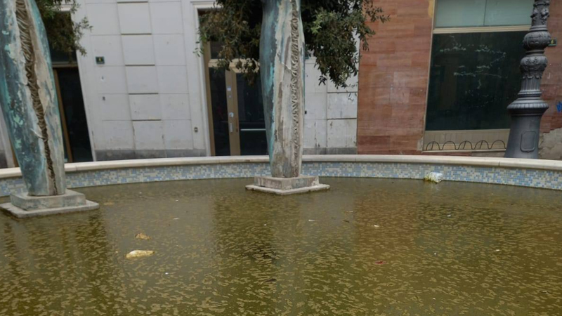 Nocera Inferiore. Degrado e abbandono per la Fontana di Piazza Amendola