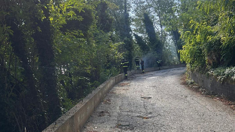 Nocera Superiore. Incendio domato grazie a intervento tempestivo