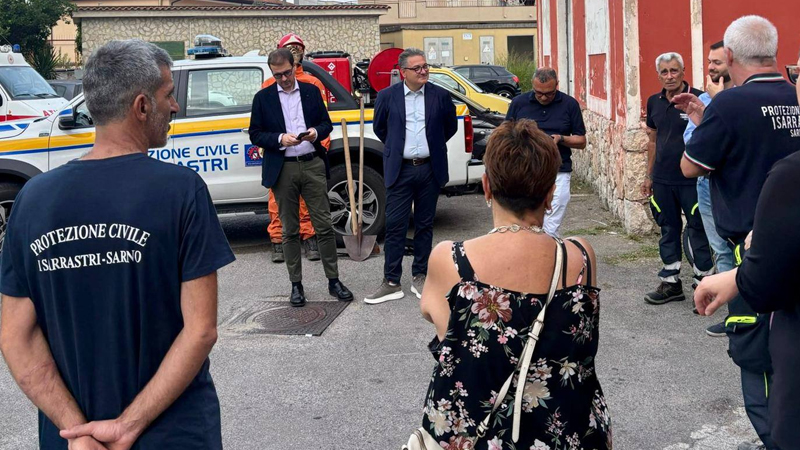 Sarno. Squillante inaugura corso volontari Protezione Civile - sestante.tv