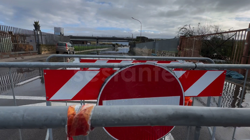 Gli allagamenti in Via Orta Longa tra Angri e Scafati - sestantetv