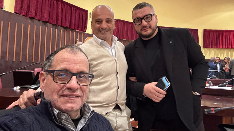 I consiglieri Michelangelo Ambrunzo, Pasquale Vitiello e Giuseppe Vollaro - sestante.tv