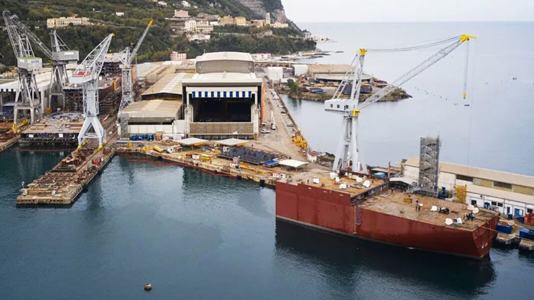 Castellammare di Stabia. Fincantieri - foto Il Sud