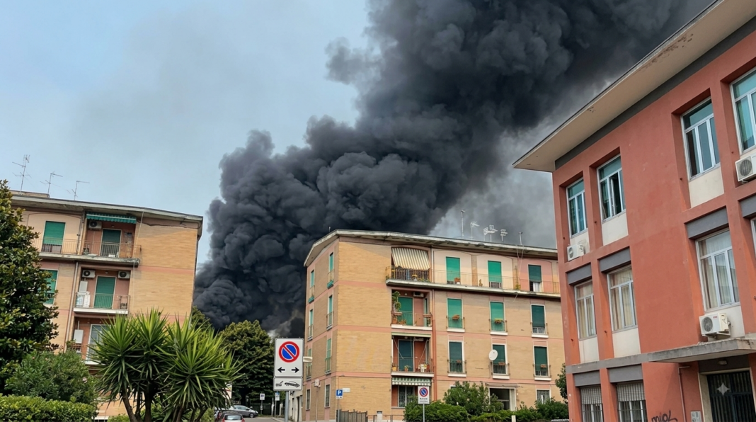 Incendio a Soccavo - sestante.tv