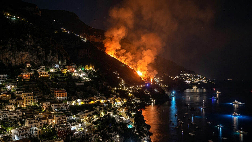 Costa D'Amalfi Incendio - sestante.tv